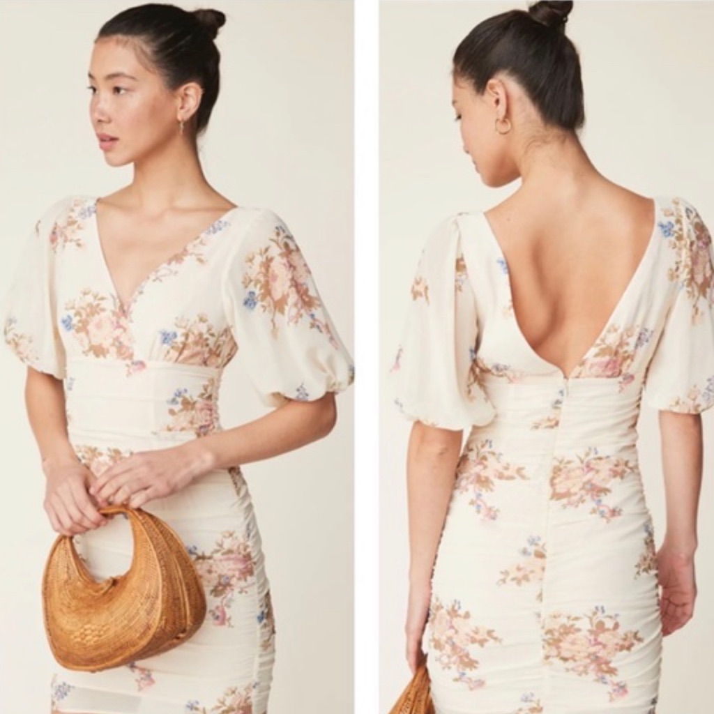 Lpa Blush Bouquet Floral Style 694 Dress